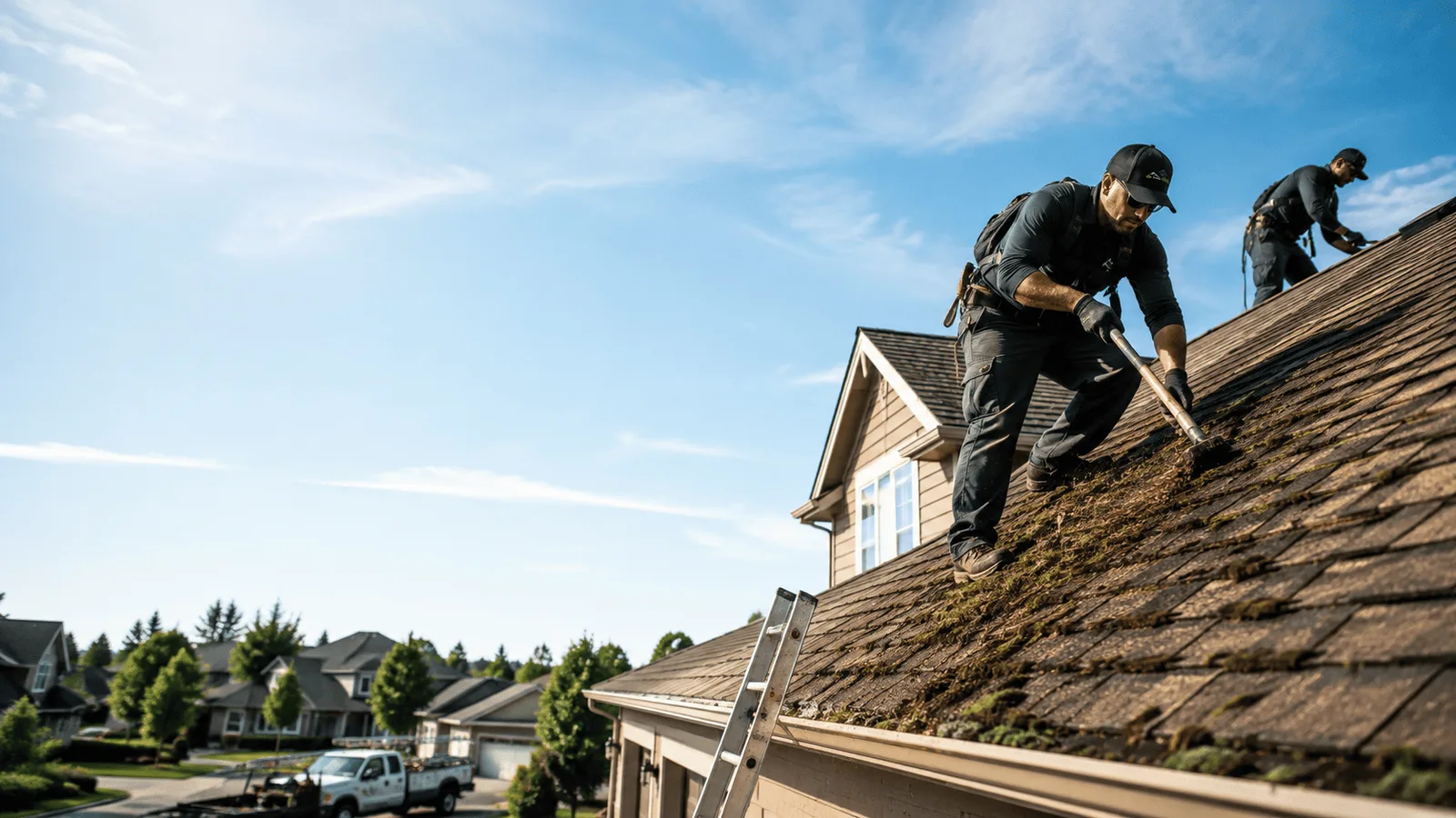 Roof Moss Removal in Bogue, KS near me